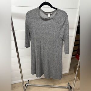 Autumn cashmere shift dress